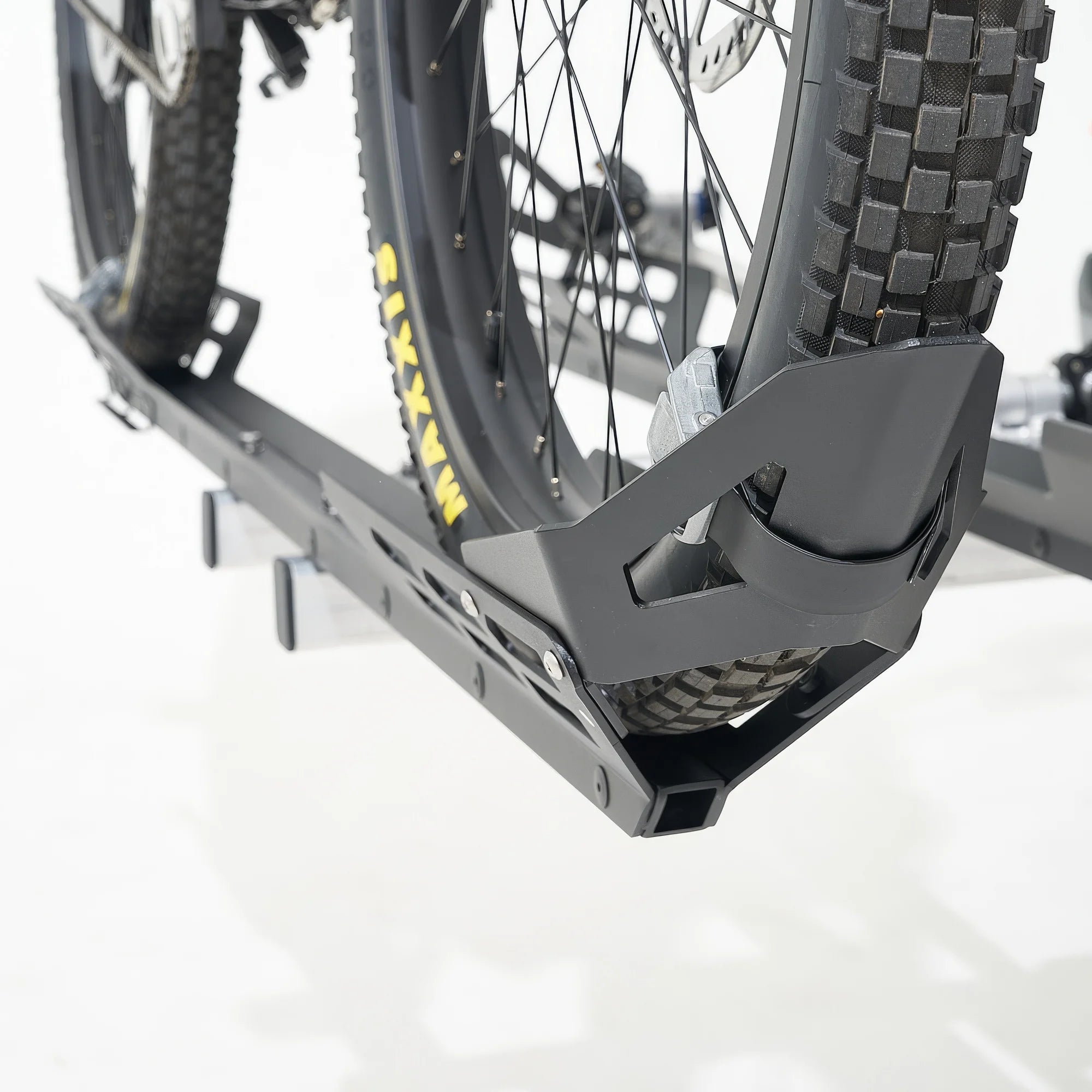 Front of bicycle mount tray