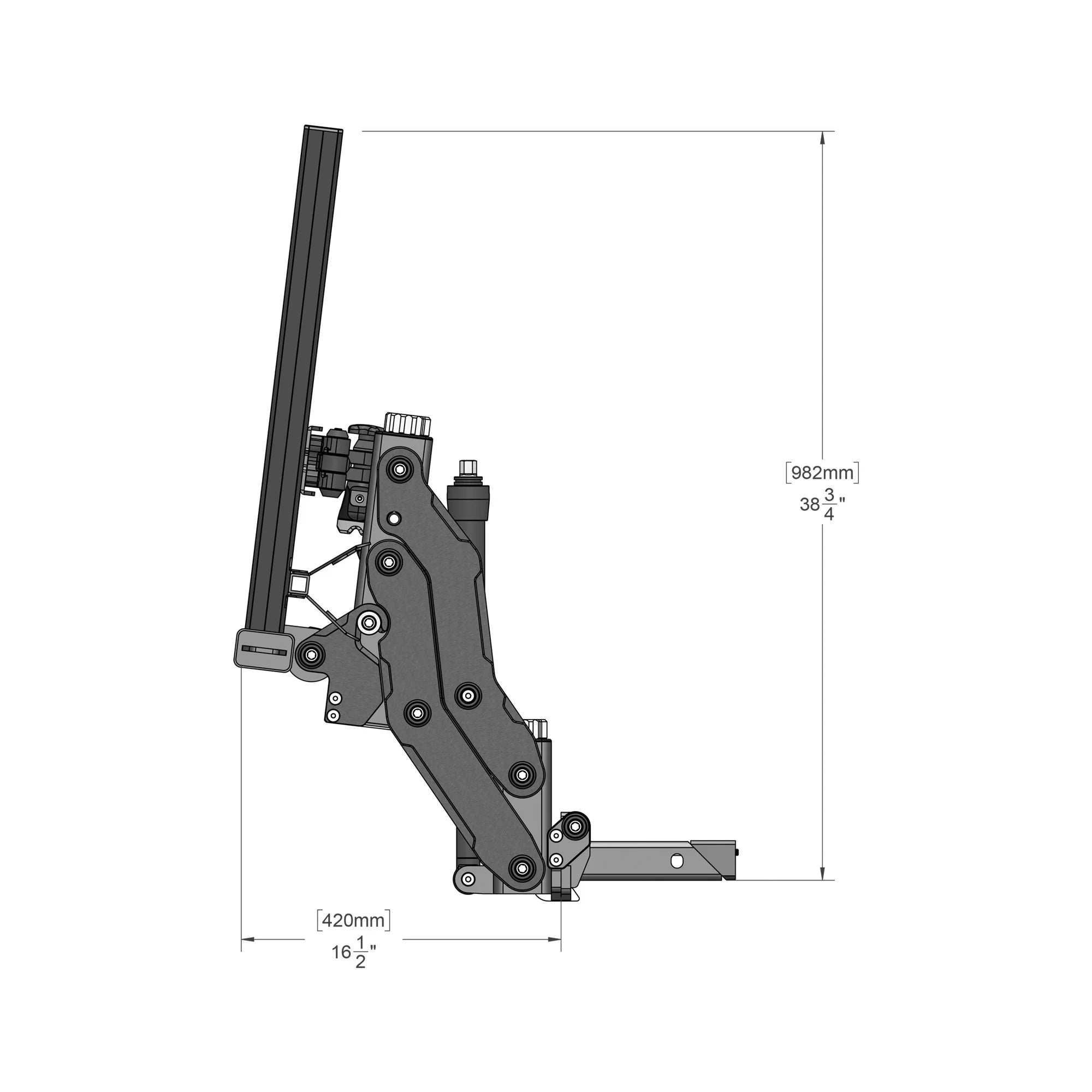 The Lifter with One Bike Mount