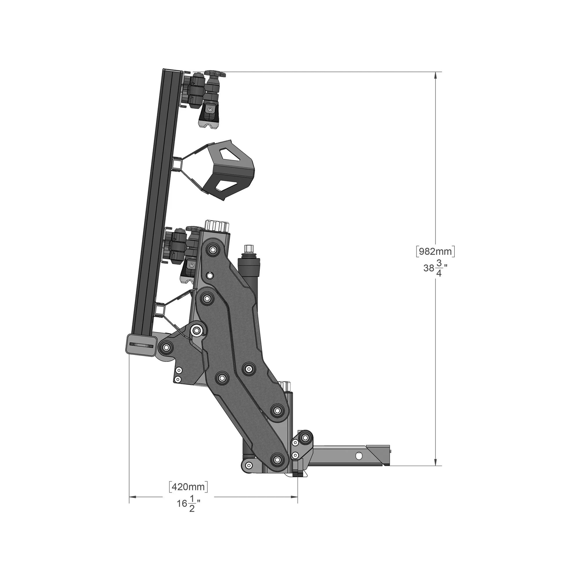 The Lifter with Two Bike Mounts
